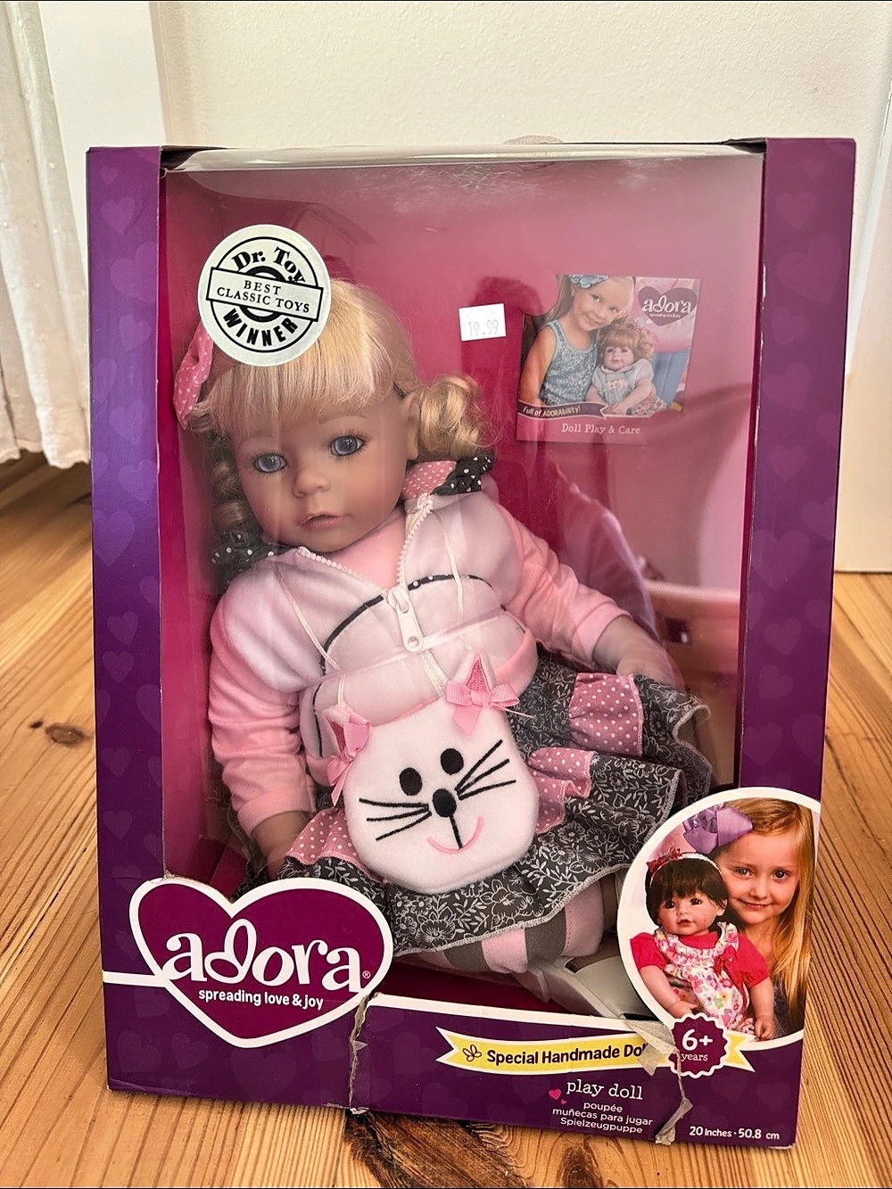 Adora Doll Play & Care Set NWT Pink